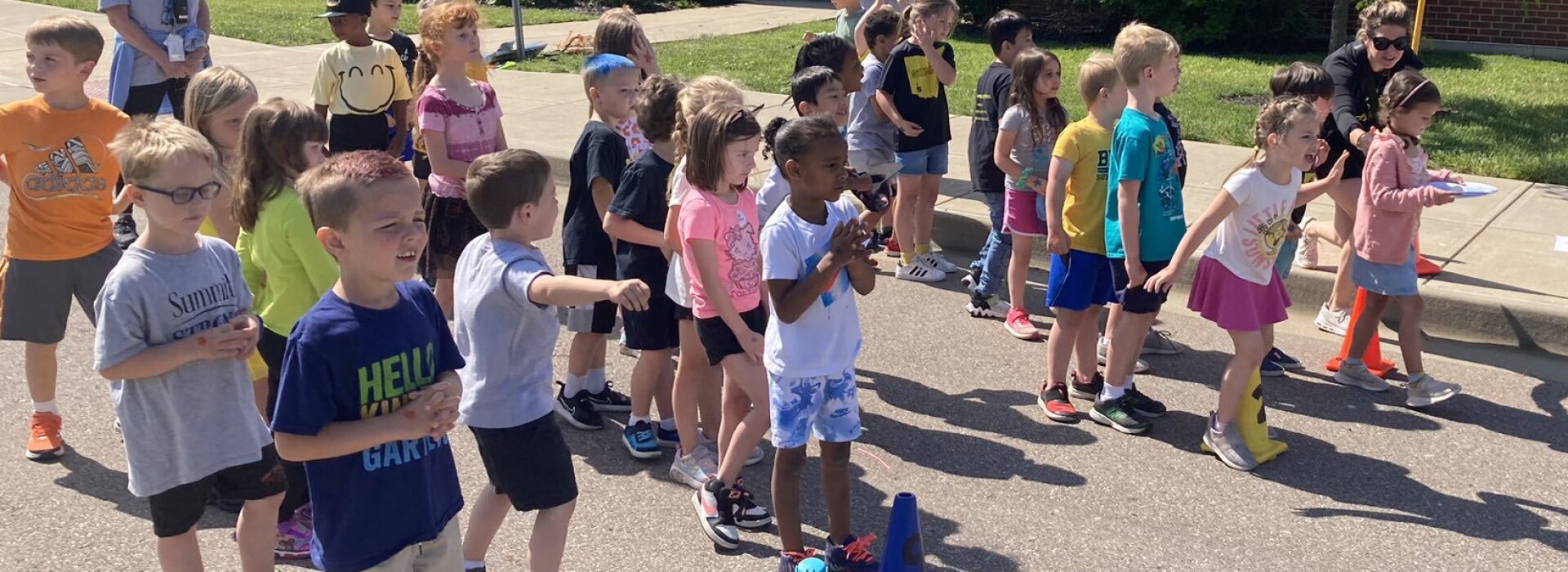 Summit students participate in a field day event